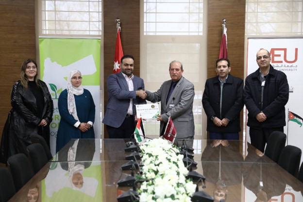 The Faculty of Engineering and Design at Middle East University enters into a collaboration agreement with the Jordan Green Building Council (JGBC).